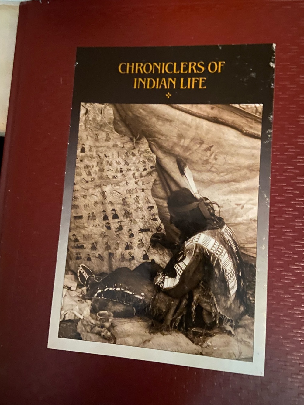 Vintage Time Life Native American Indian book Chroniclers of Indian Life feather